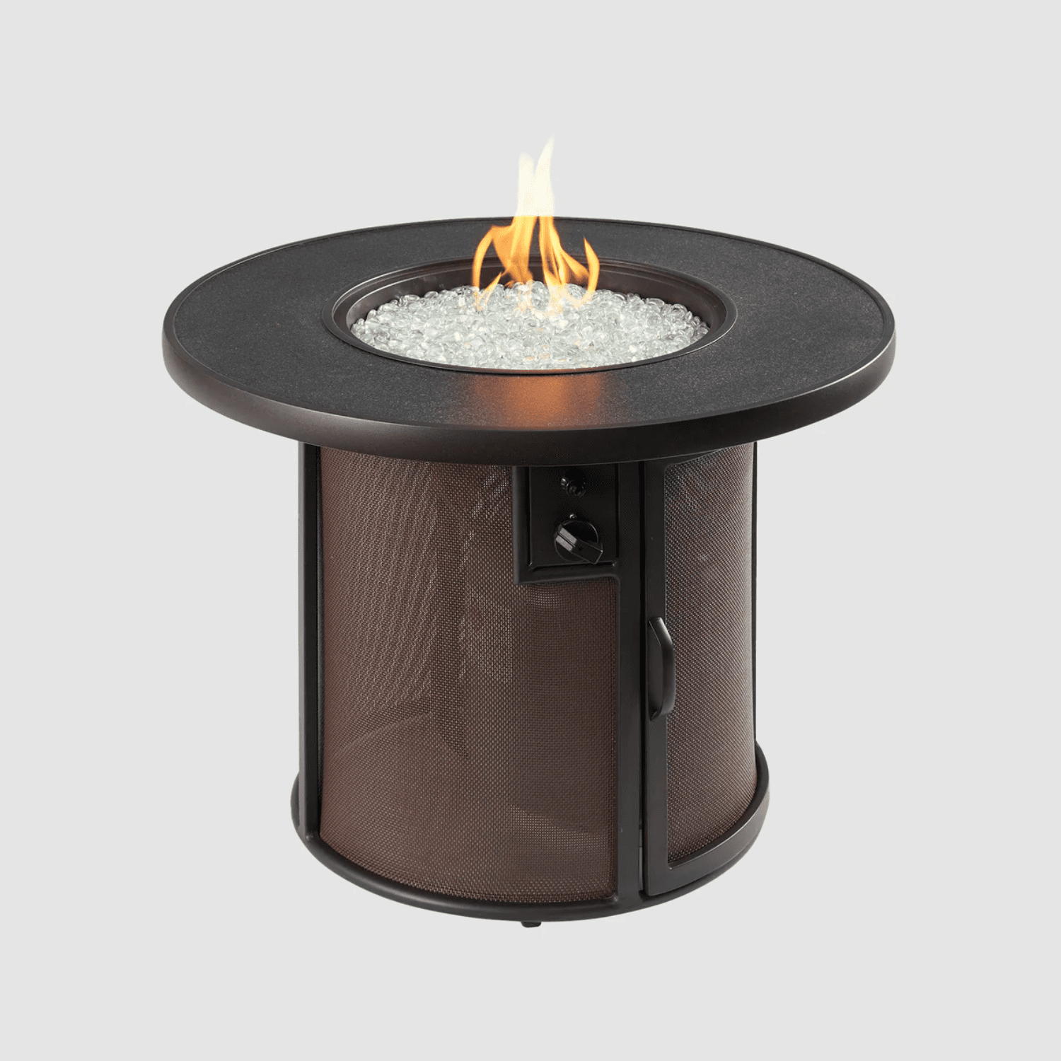 Outdoor Great Room Stonefire Gas Fire Pit – Dora Brown